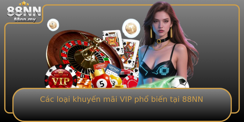 Các loại khuyến mãi VIP phổ biến tại 88NN